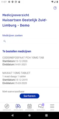 Mijn Huisarts online android App screenshot 2